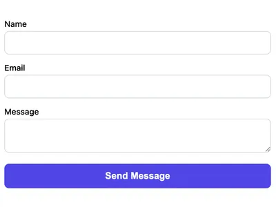 Basic Contact Form preview