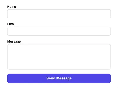 Styled Contact Form (CSS) preview